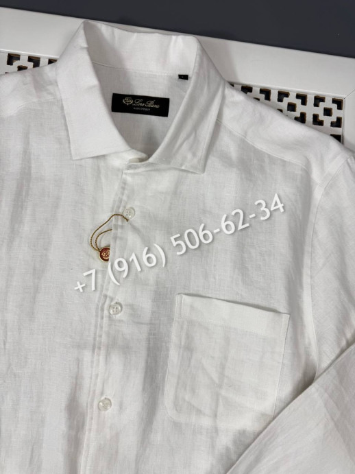 Рубашка Loro Piana из льна 18335 11