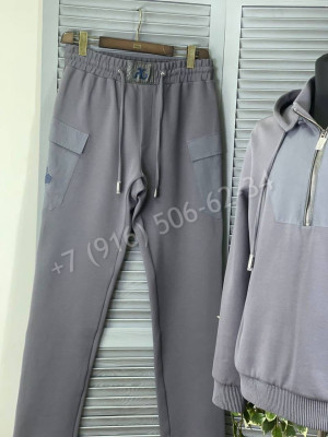 Спортивный костюм Angelo Galasso со вставками кожи крокодила 12421