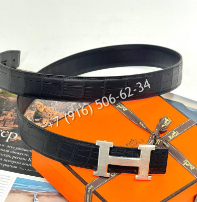 Ремень из кожи крокодила Hermes 10258 1