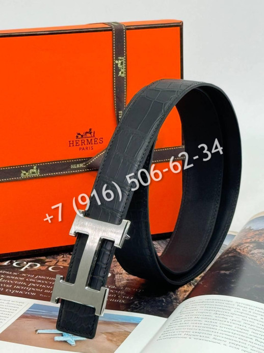 Ремень из кожи крокодила Hermes 10258 1