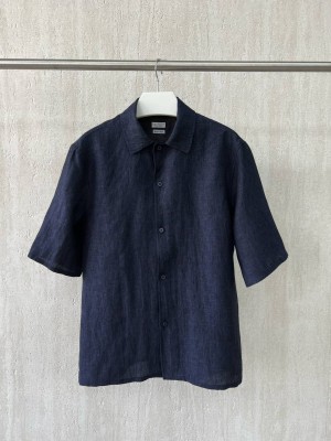 Рубашка Brunello Cucinelli из льна 18055 1