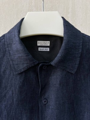 Рубашка Brunello Cucinelli из льна 18055 1