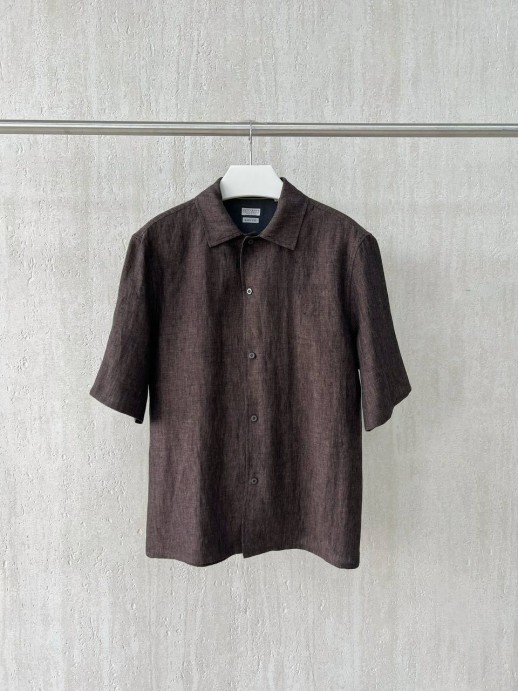 Рубашка Brunello Cucinelli из льна 18055 1