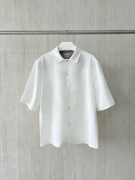 Рубашка Brunello Cucinelli из льна 18055 1