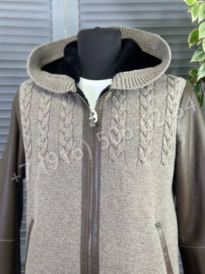 Куртка дубленка Brunello Cucinelli на меху 23642