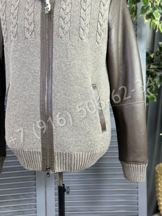 Куртка дубленка Brunello Cucinelli на меху 23642