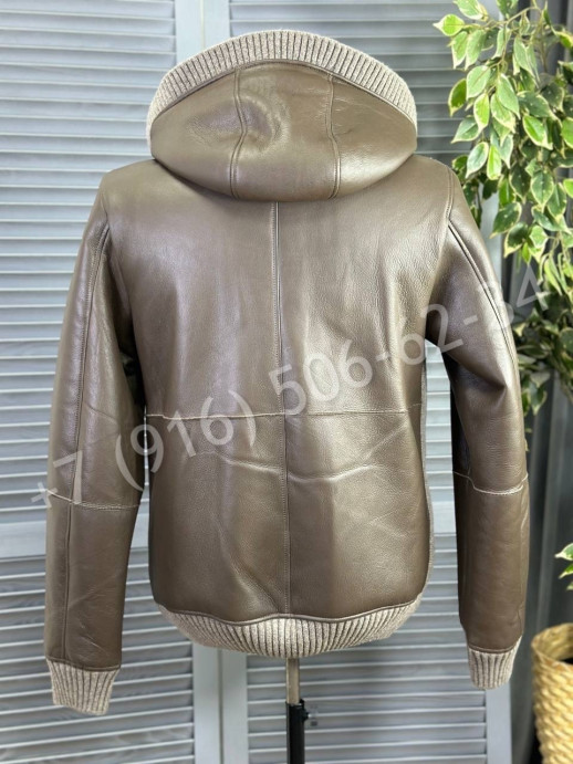 Куртка дубленка Brunello Cucinelli на меху 23642