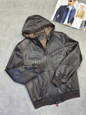 Кожаная куртка KITON 33698