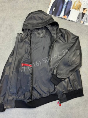 Кожаная куртка KITON 33698