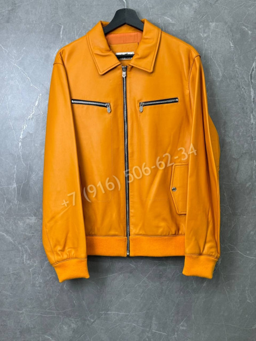 Кожаная куртка Hermes 33998