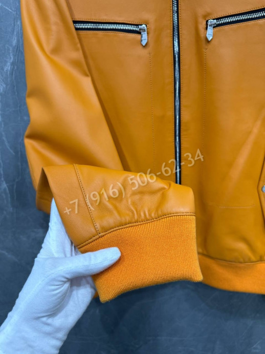 Кожаная куртка Hermes 33998