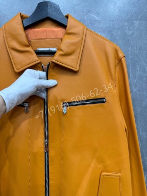 Кожаная куртка Hermes 33998