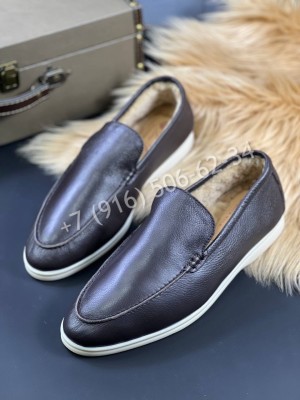 Лоферы Loro Piana на меху 5391