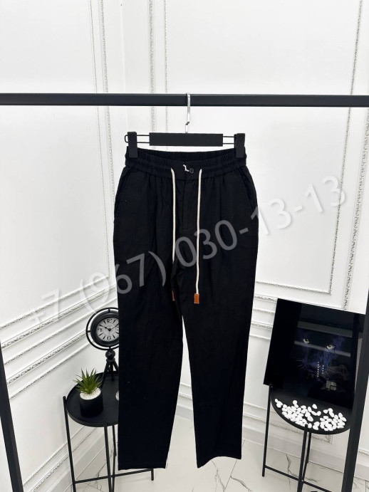 Брюки льняные Brunello Cucinelli 26804