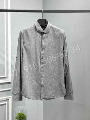 Рубашка из льна Brunello Cucinelli 18113