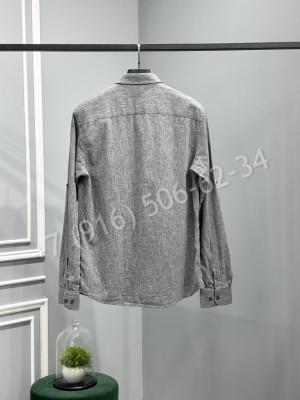 Рубашка из льна Brunello Cucinelli 18113