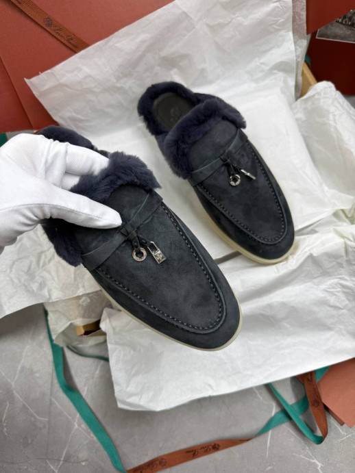 Мюли Loro Piana на меху 19152 1