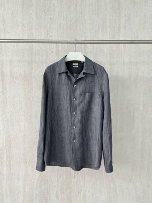 Рубашка Brunello Cucinelli из льна 18055 2