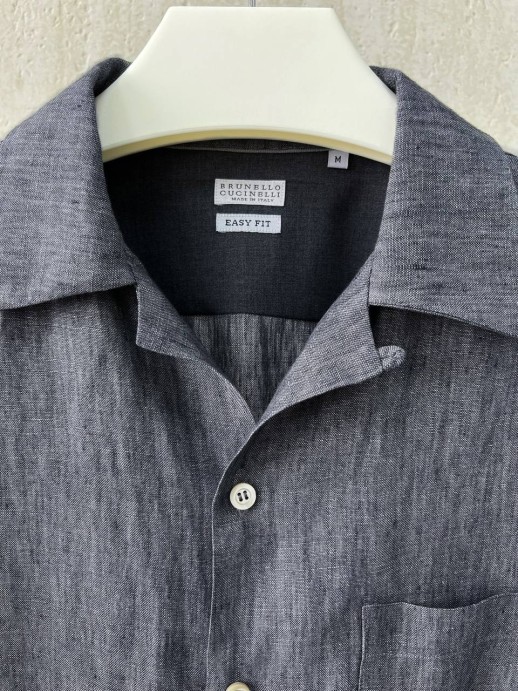 Рубашка Brunello Cucinelli из льна 18055 2