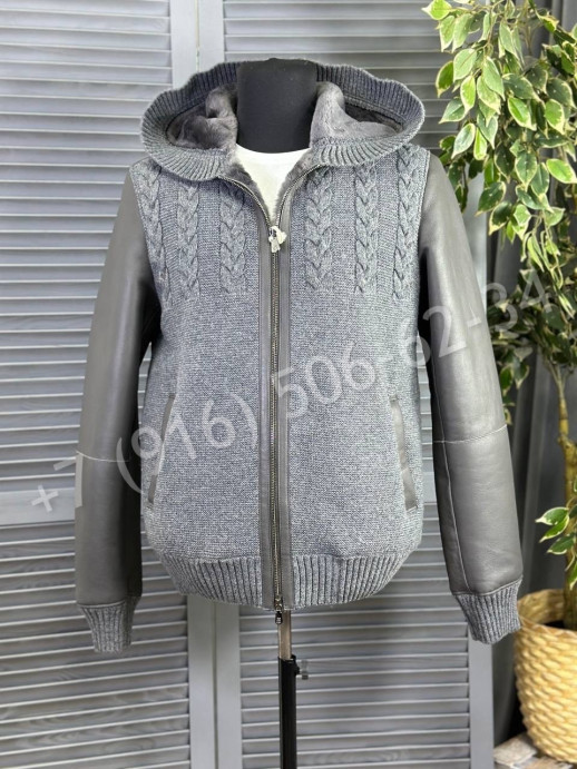 Куртка дубленка Brunello Cucinelli на меху 23643