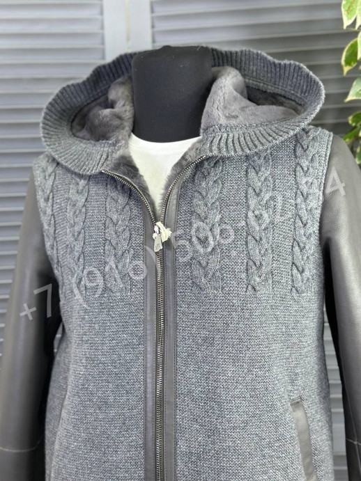 Куртка дубленка Brunello Cucinelli на меху 23643