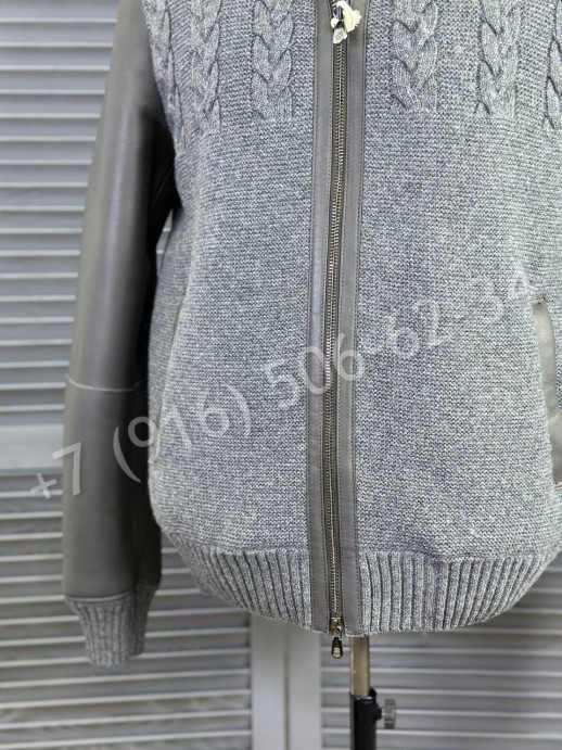 Куртка дубленка Brunello Cucinelli на меху 23643