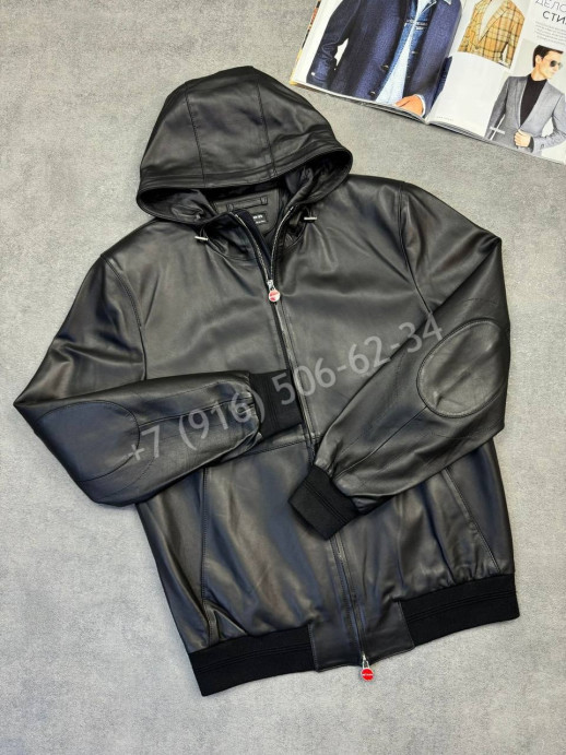 Кожаная куртка KITON 33699