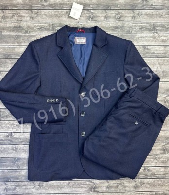 Классический костюм из кашемира Brunello Cucinelli 24488