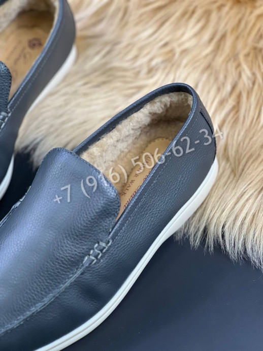 Лоферы Loro Piana на меху 5392