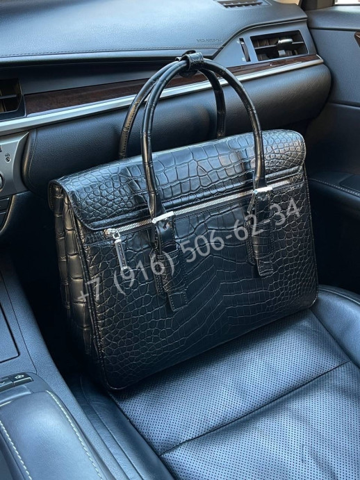 Портфель Stefano Ricci из кожи крокодила 6859