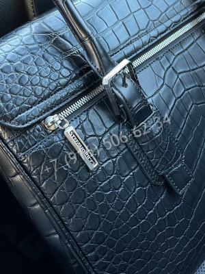 Портфель Stefano Ricci из кожи крокодила 6859