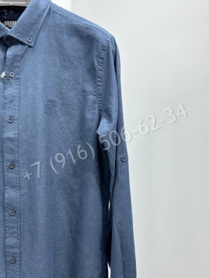 Рубашка из льна Brunello Cucinelli 18114