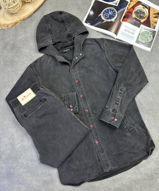 Прогулочный костюм KITON из денима 29794