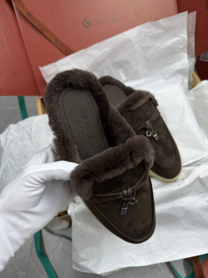 Мюли Loro Piana на меху 19152 2