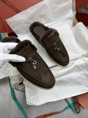 Мюли Loro Piana на меху 19152 2