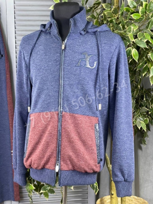 Спортивный костюм Angelo Galasso со вставками кожи крокодила 12423