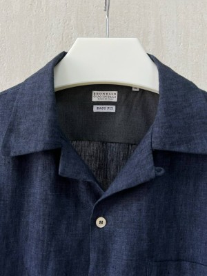 Рубашка Brunello Cucinelli из льна 18055 3