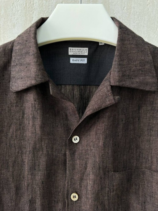 Рубашка Brunello Cucinelli из льна 18055 3