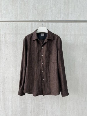 Рубашка Brunello Cucinelli из льна 18055 3