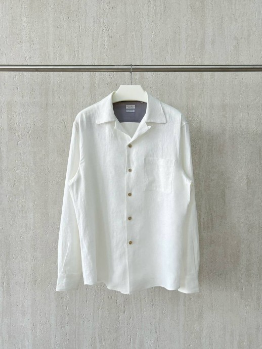 Рубашка Brunello Cucinelli из льна 18055 3