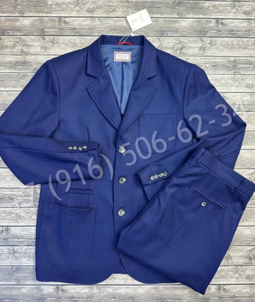 Классический костюм из кашемира Brunello Cucinelli 24489