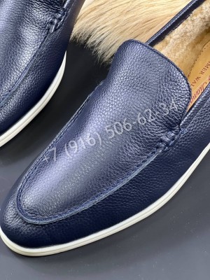 Лоферы Loro Piana на меху 5393