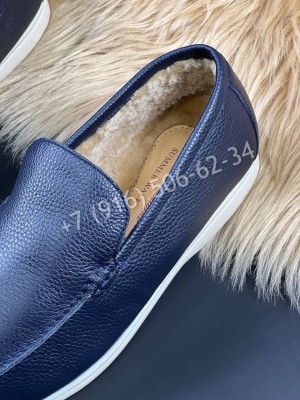 Лоферы Loro Piana на меху 5393