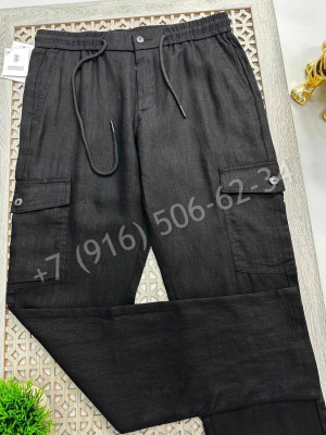 Брюки из льна Brunello Cucinelli 17813