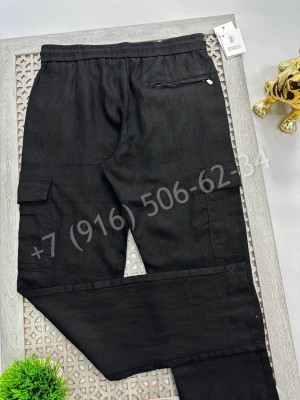 Брюки из льна Brunello Cucinelli 17813