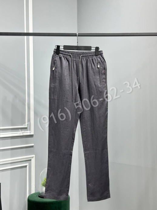 Льняные брюки Brunello Cucinelli 18115