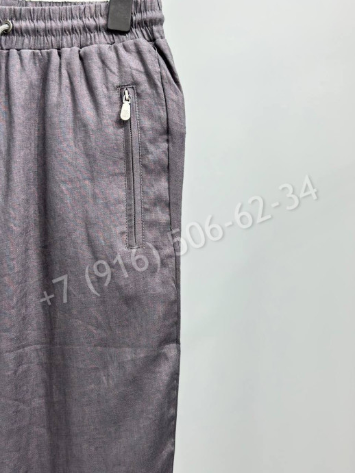 Льняные брюки Brunello Cucinelli 18115