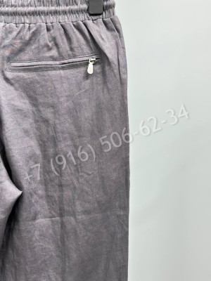 Льняные брюки Brunello Cucinelli 18115