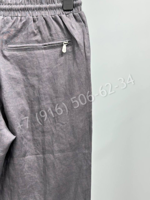 Льняные брюки Brunello Cucinelli 18115