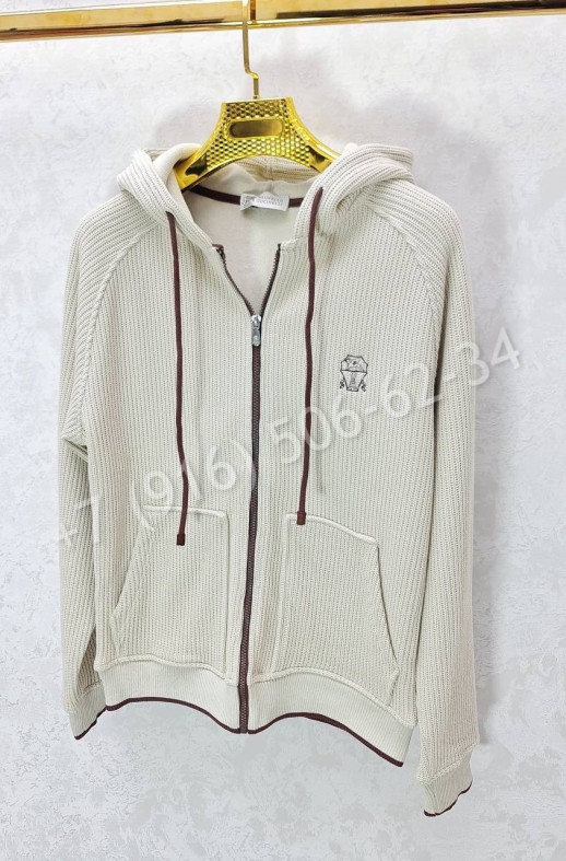 Кардиган Brunello Cucinelli на флисе 21316